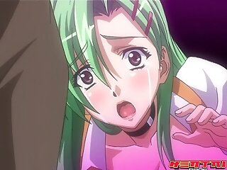 Xxx Fucking Makes Huge-titted Green Haired Lady Jizm - Manga Porn
